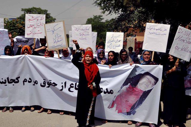 Protestors want girl’s killers punished