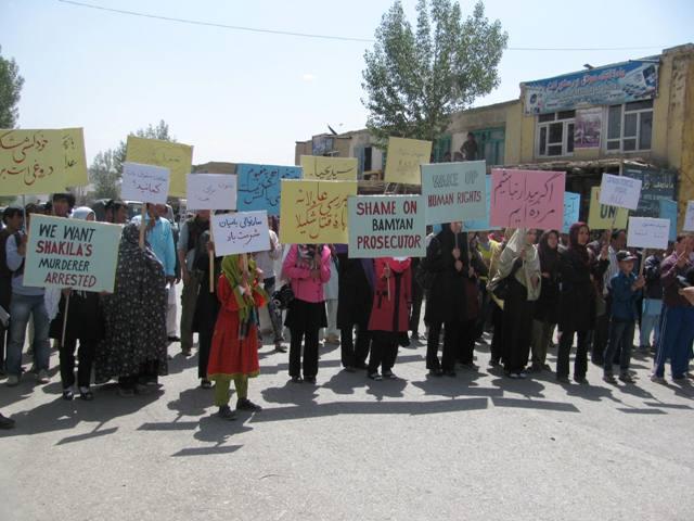 Bamyan girl’s murder sparks protest