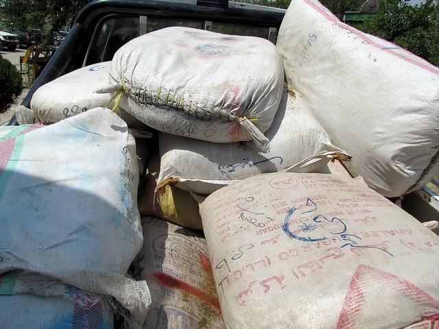 65 sacks of drugs, explosives seized