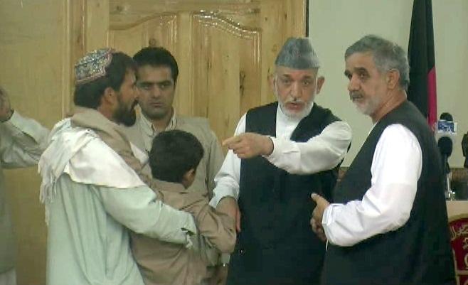 حامد کرزى: حملات انتحارى در نيمروز کار انسانى و مسلمانى نيست