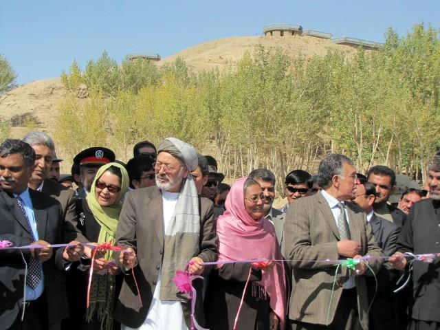 ADB-funded road asphalted in Bamyan