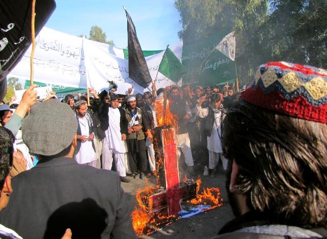 University Students stage a protest in Nangarhar