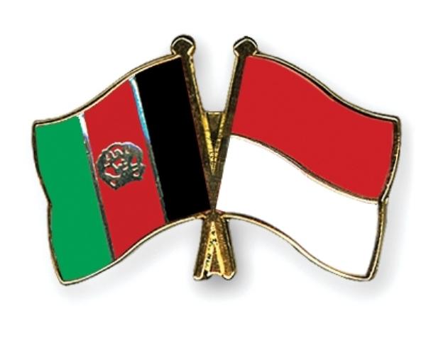 پرچم افغانستان و اندونیزیا