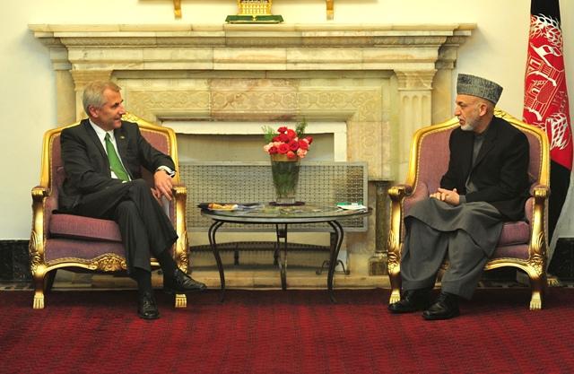 Karzai talks to EU Special Representative to Afghanistan
