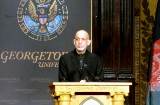 President Hamid Karzai addresses – US