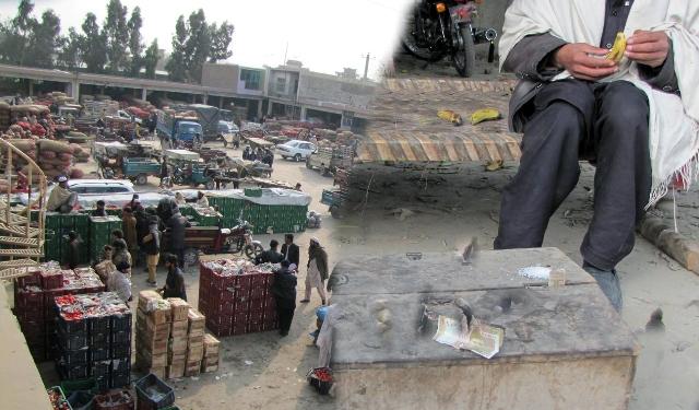 د جلال اباد په مېوو او سبزۍ مارکېټ کې غير قانوني پيسې اخيستل کېږي
