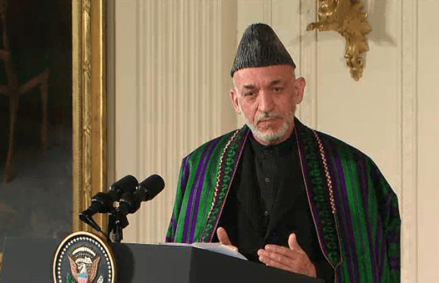 Afghan war was conspiracy: Karzai
