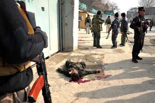Suicide attacker shot dead in Kabul