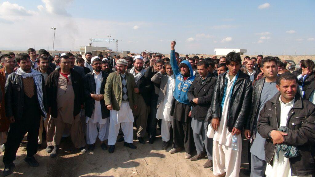 Trades protest at Sher Khan dry port