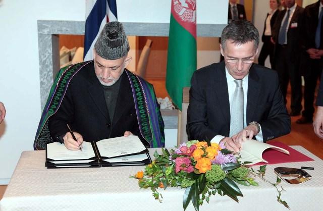 موافقتنامه همکاریهای استراتیژیک میان افغانستان و ناروی امضا شد