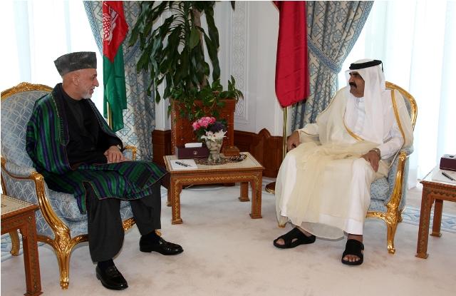 Karzai returns from Qatar visit focused on peace
