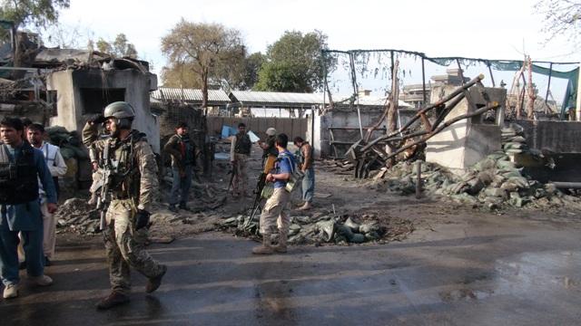 8 bombers, 5 police killed in Jalalabad attack