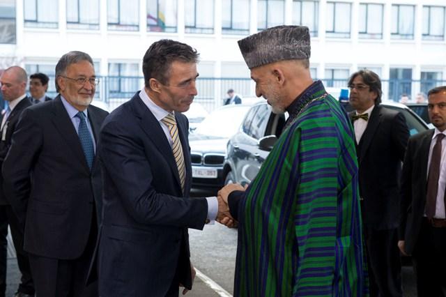 Rasmussen assures Karzai of continued support