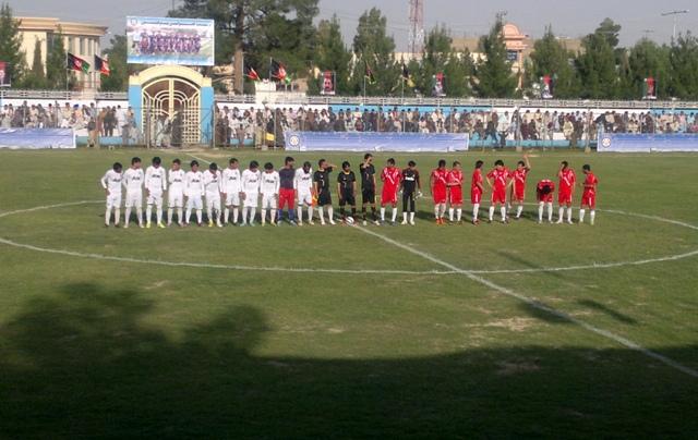 Football tournament begins in Helmand