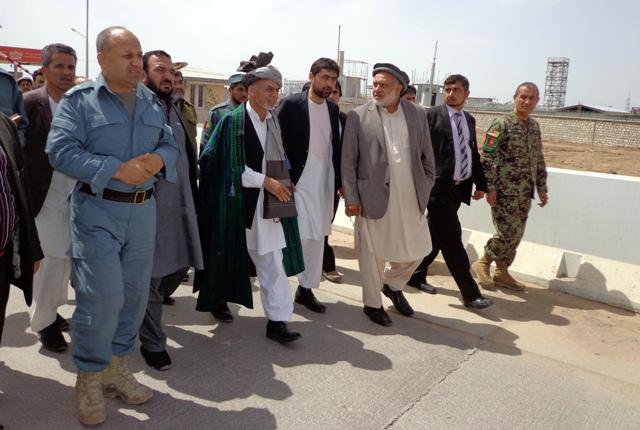 Ashraf Ghani Ahmadzai in Kunduz