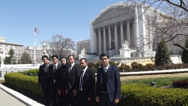 Herat students attend moot-court contest