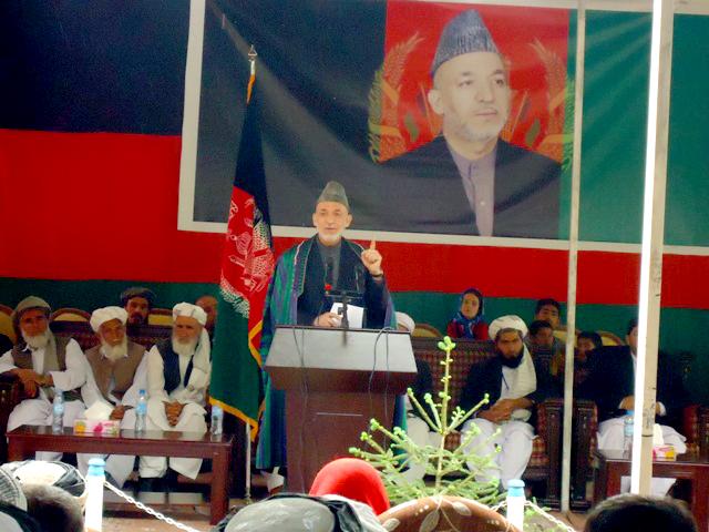 We want peace at any cost:  Karzai