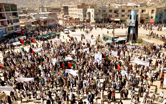 مظاهره، کابل، عليه پاکستان