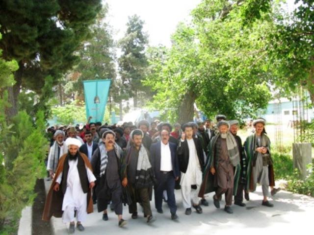 Anti-Pakistan protests staged in Faryab, Ghazni