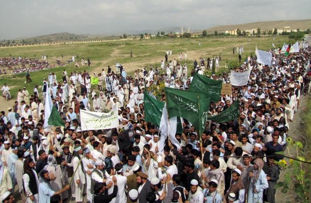 Anti Pakistan protest in Khost