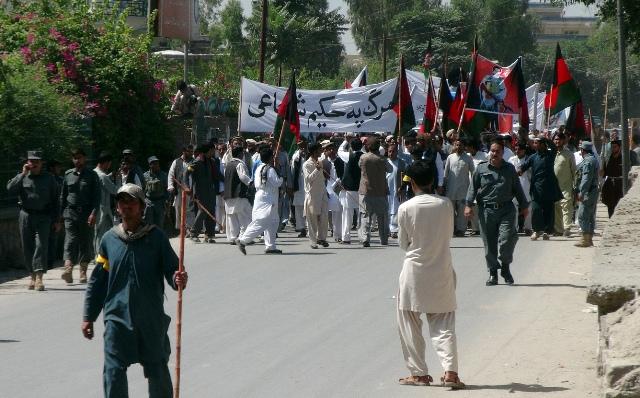 Protestors call for end to anti-Pashtun plots