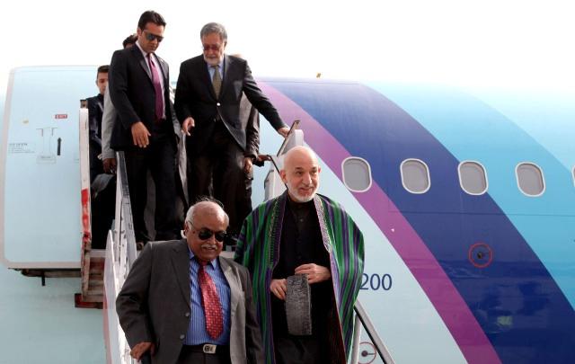 Karzai reaches China to attend CICA summit