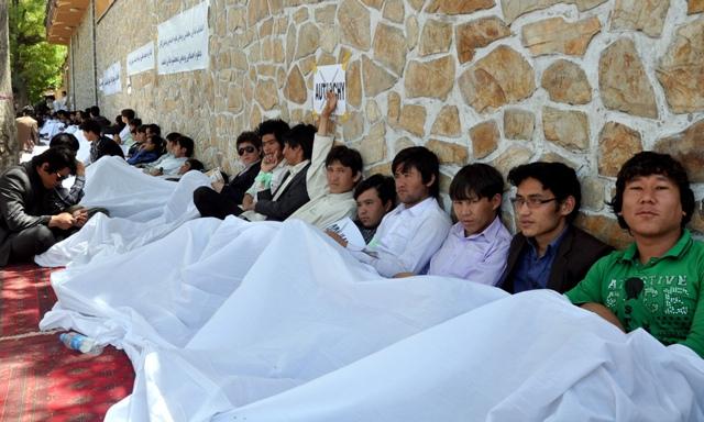 Students on hunger strike