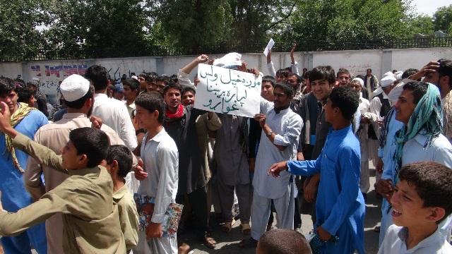 Jalalabad residents demand electricity connections