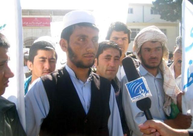 د هرات دپوهنې رييس پر خلاف لاريون وشو