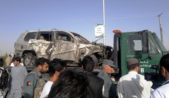 Helmand police chief survives car suicide attack