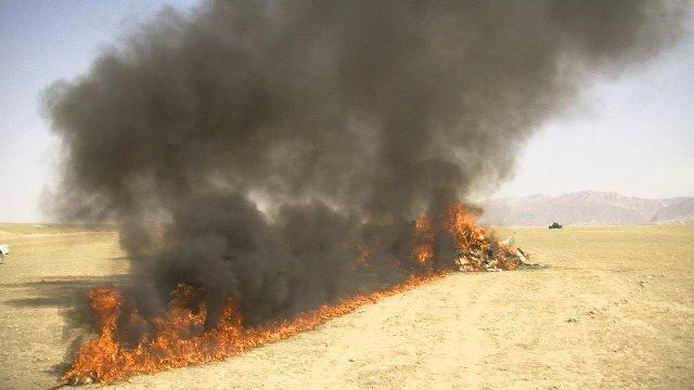 زرګونه ليتره الکولي مشروبات او سلګونه کيلو نشه يي توکي وسوځول شول