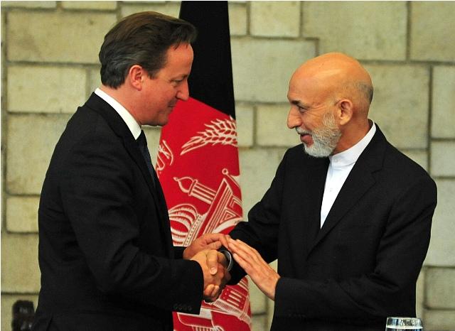 Cameron greets Afghans on successful elections