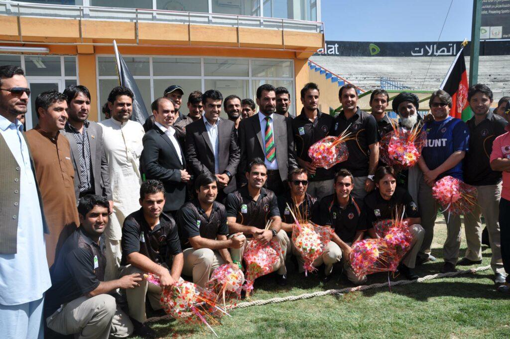 Cricketers return home from Singapore