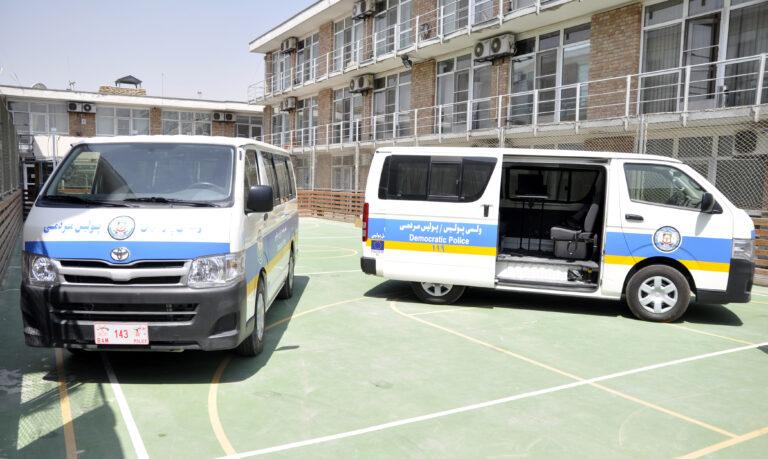 MoI handed high tech police vehicles