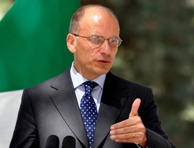 Letta praises ISAF mission in Afghanistan