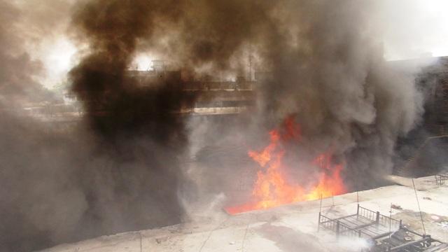 200 shops gutted by Parwan blaze