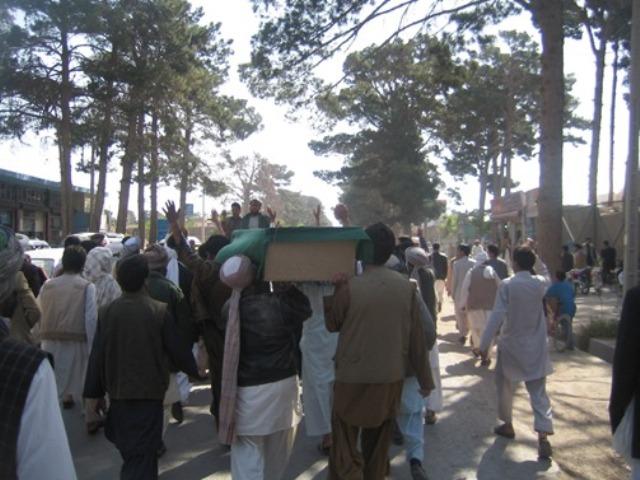 Heratis protest target killings