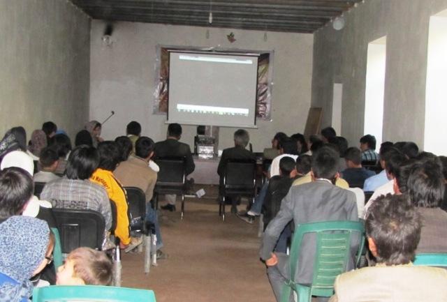 فلم هاى کوتاه داستانى و مستند در باميان نمايش داده شد