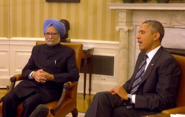 Barack Obama and Manmohan Singh