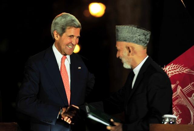 Karzai, Kerry inch closer to deal on night raids