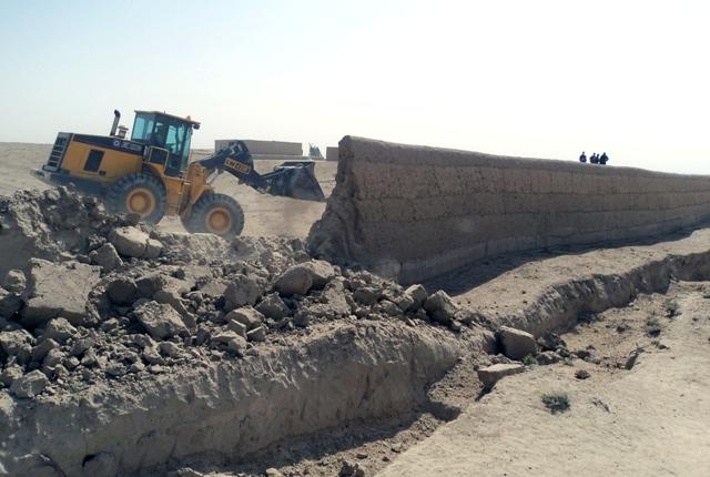 Bulldozers used to retake govt land in Kunduz