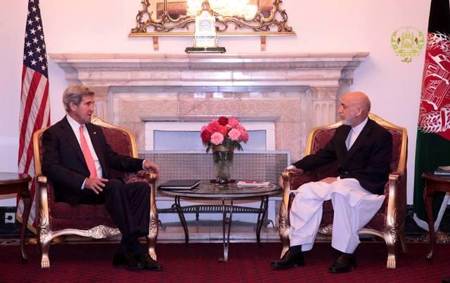 No outcome yet as Karzai-Kerry talks extended