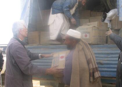 50 vehicles laden with food items reach Paroon