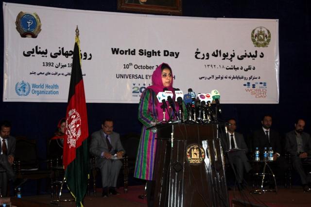 هر سال، حدود ۲۵ هزار افغان بينايی يكی از چشمان خود را از دست ميدهد