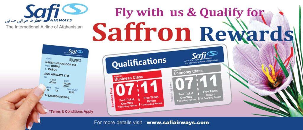 Safi Airways launches customer loyalty programme