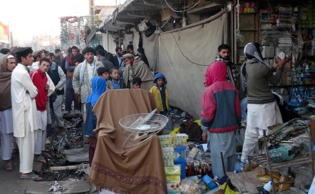 Jalalabad blast damages 25 shops