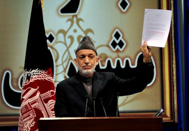 Jirga on BSA: Karzai’s move seen as a flop