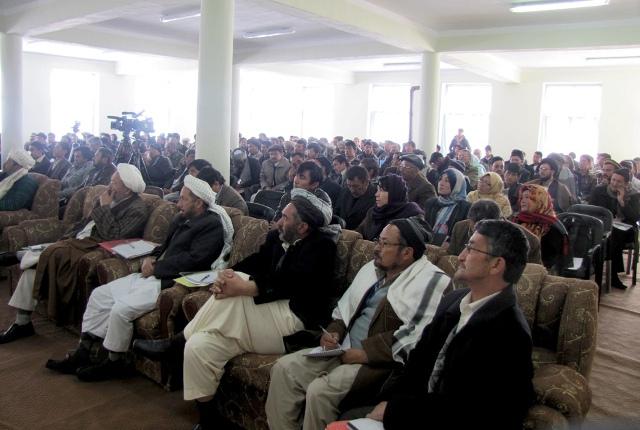 Accountability ninth session in central Bamyan