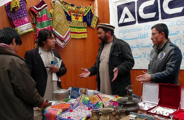 A two-day handicrafts exhibition in Ghazni