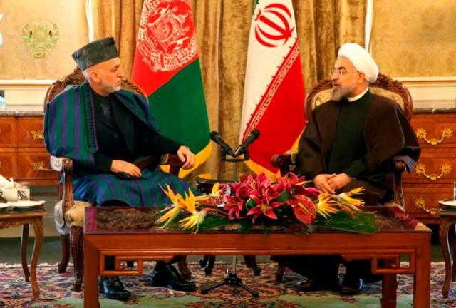 Iran opposes foreign presence: Rouhani to Karzai